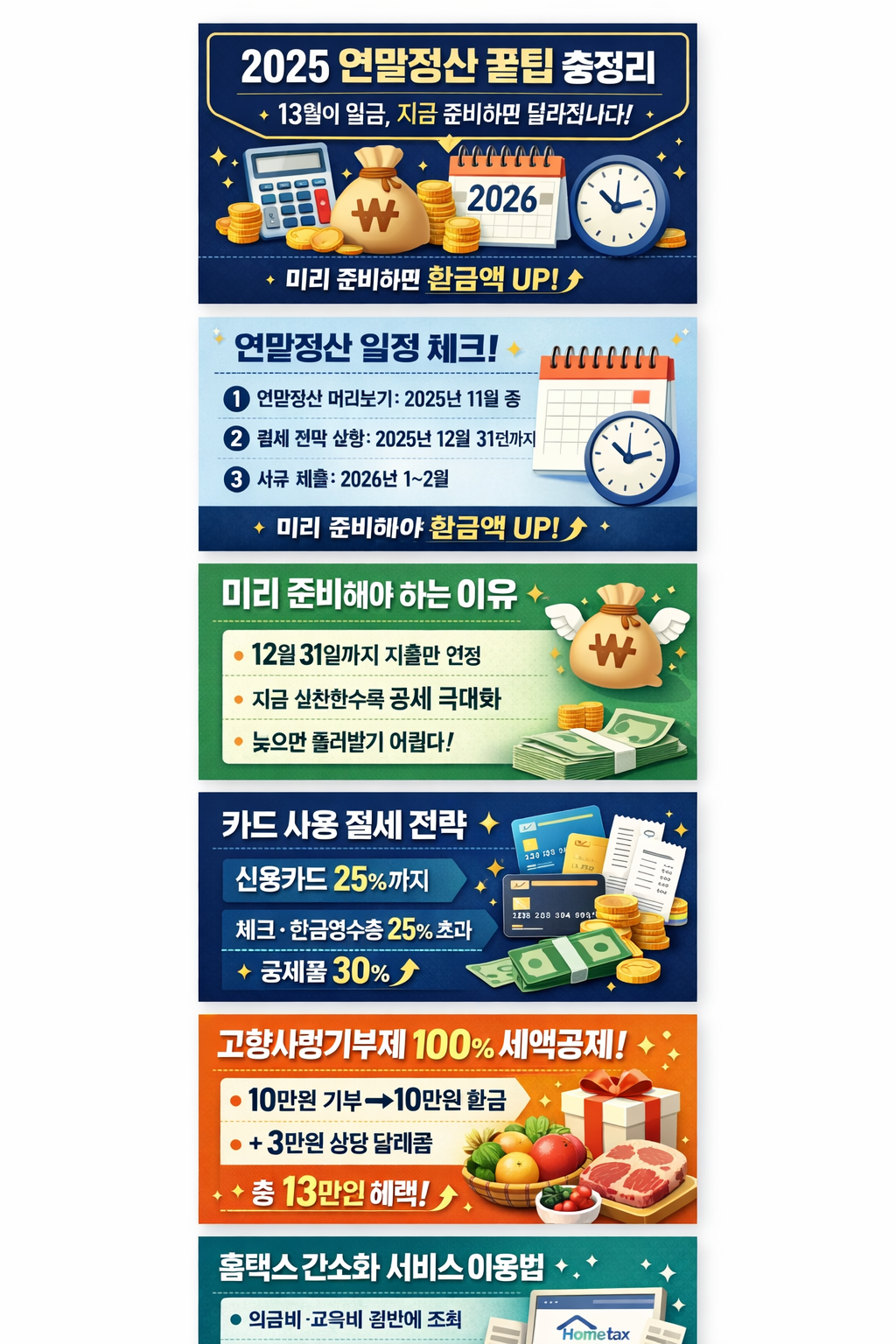 💰[2025 연말정산 꿀팁 총정리]｜13월의 월급, 지금 준비하면 달라집니다!