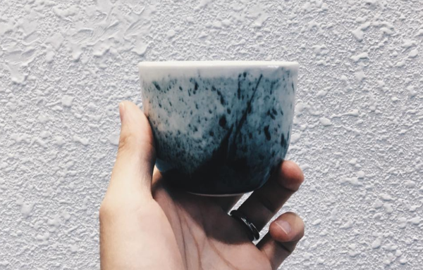 엠버커피 플랫화이트 잔