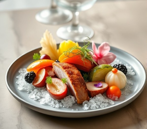 한국식 냉동 파인다이닝 (한식응용, 구성미학, 풍미)