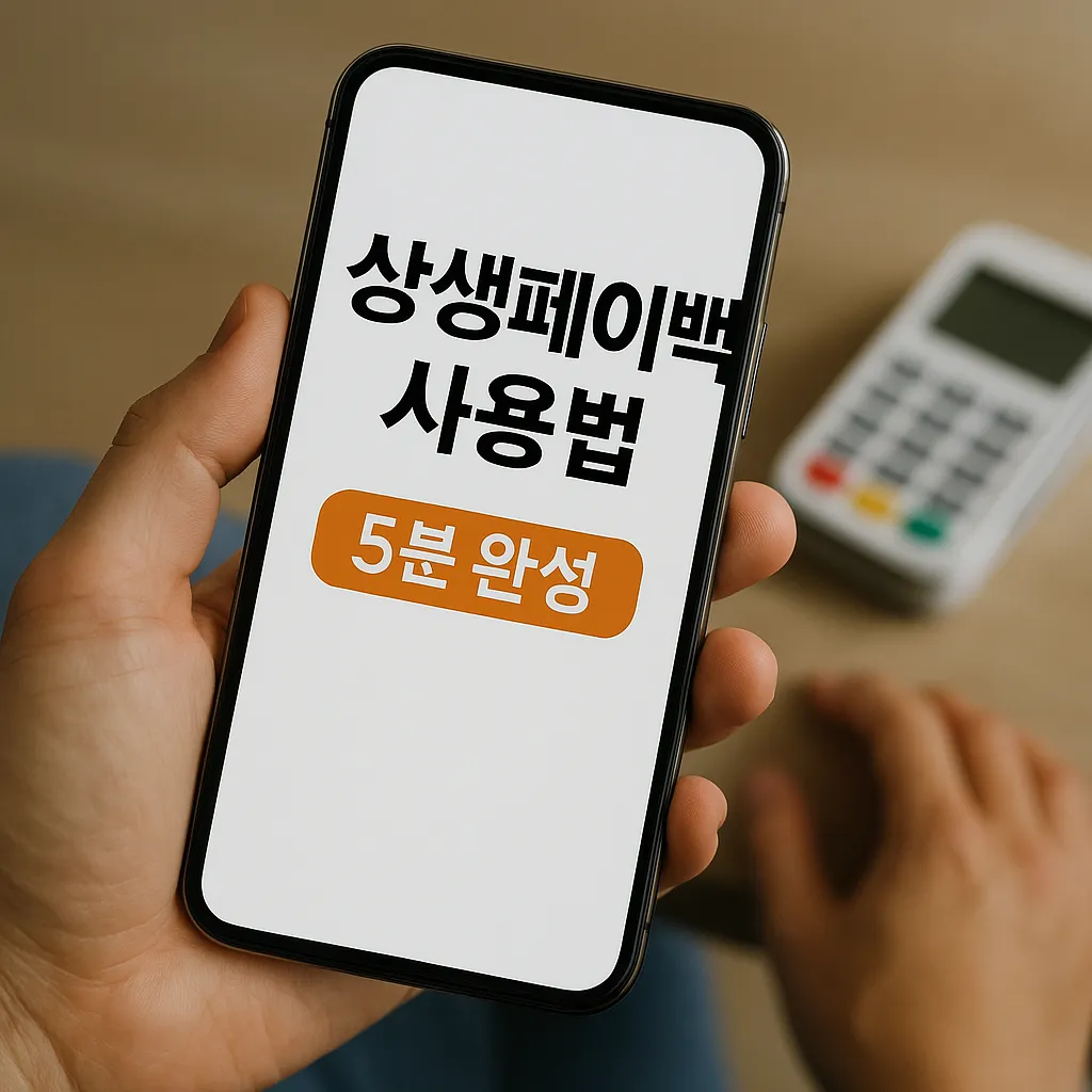 상생페이백 사용방법