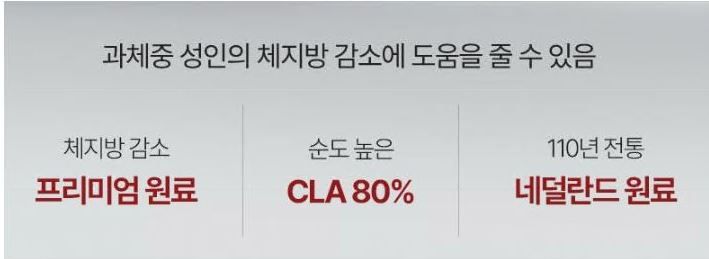 CLA다이어트-효과