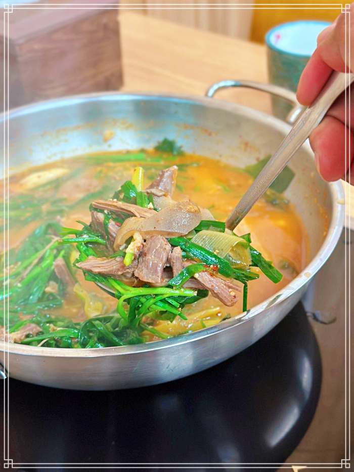 천안 북면 맛집 농장 직영 흑염소 전골