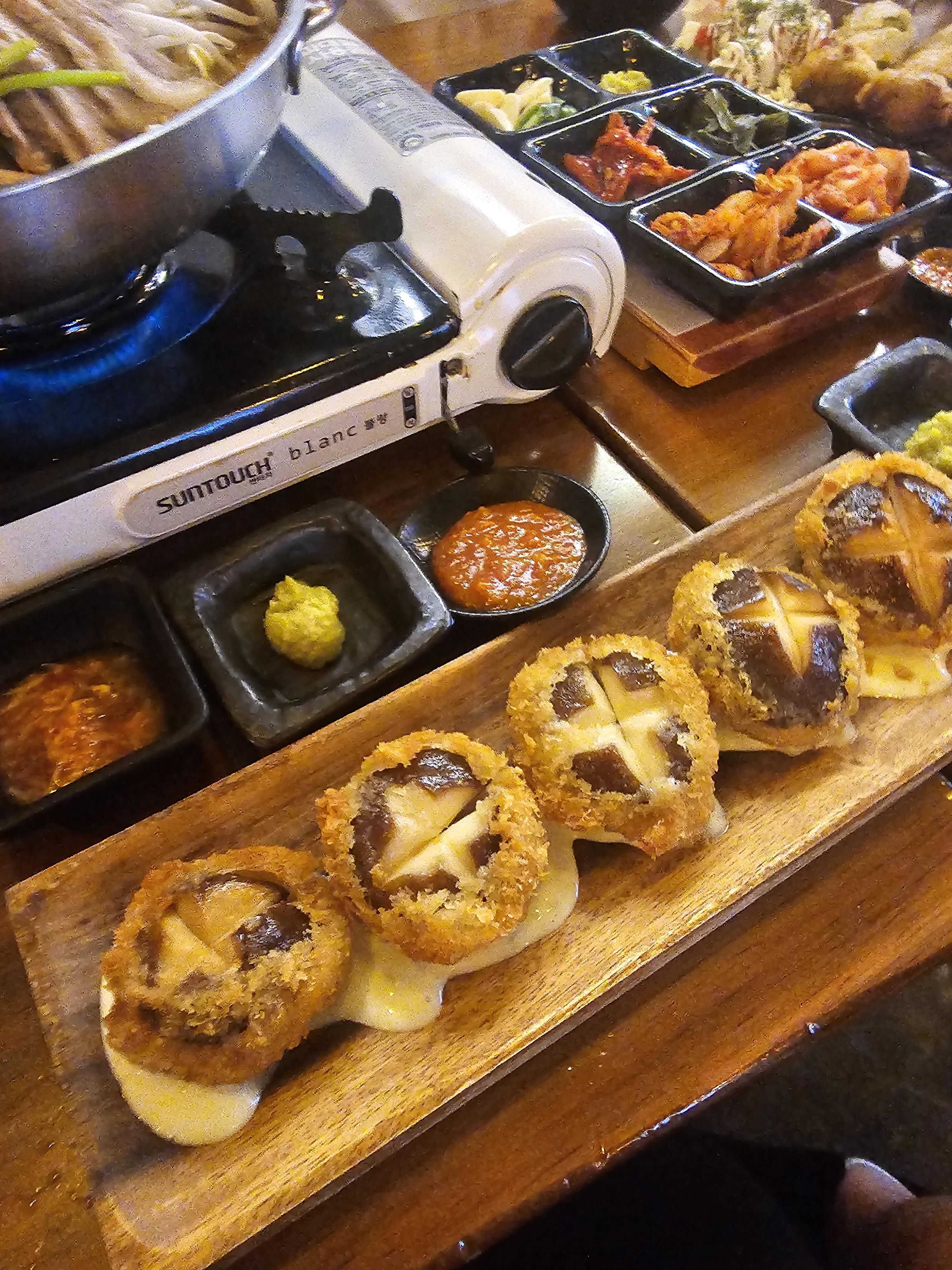 수육나베 그리고 튀김