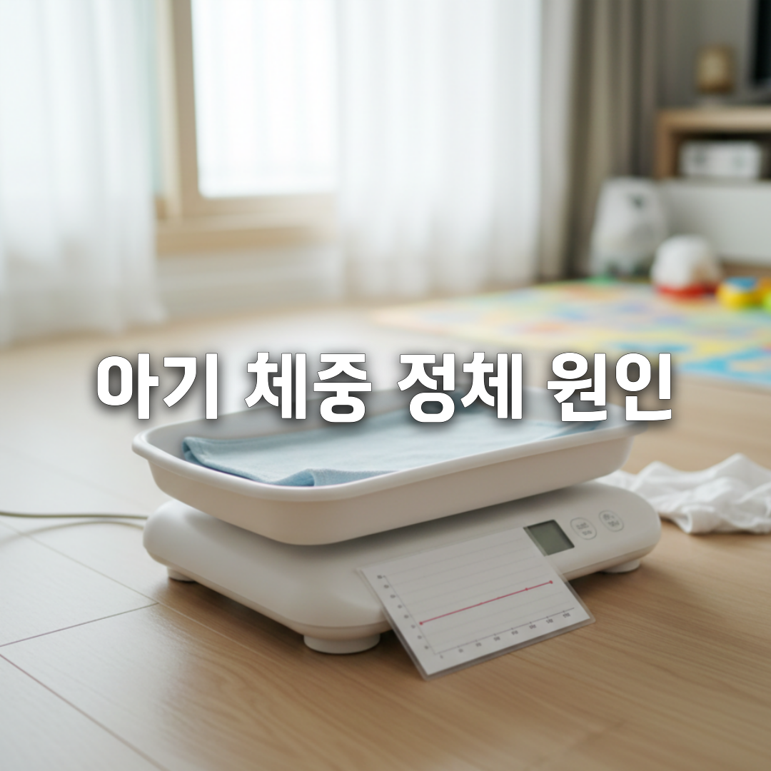 잘 먹는데 왜 안 찌지 아기 체중 정체 원인 총정리
