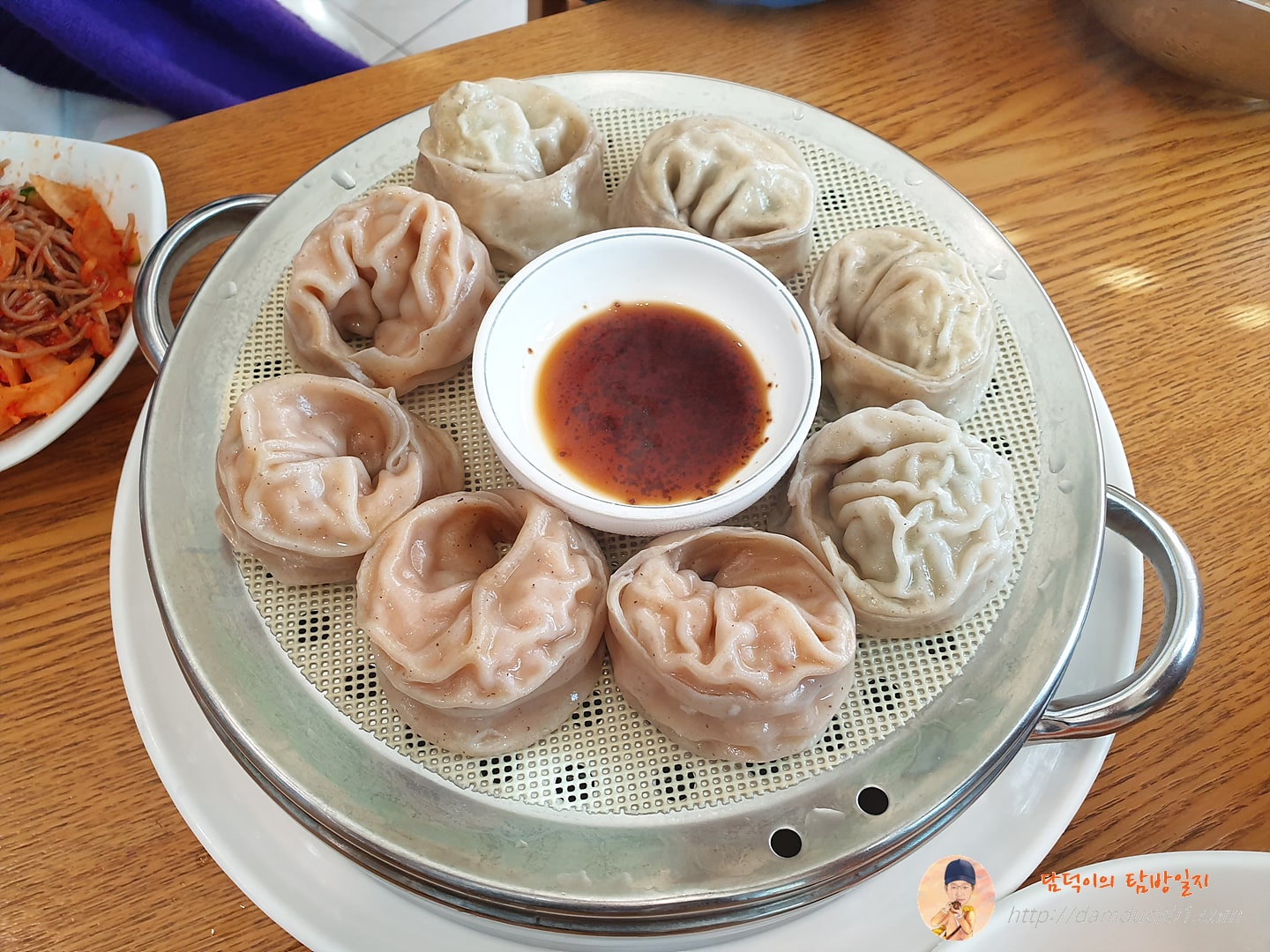 오두산막국수-통일동산점-메밀손만두-섞어-담덕이의탐방일지