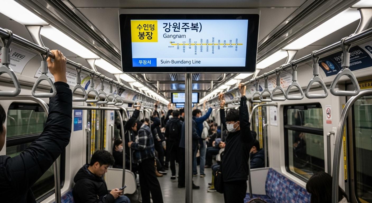 지하철 실시간 위치 수인분당선