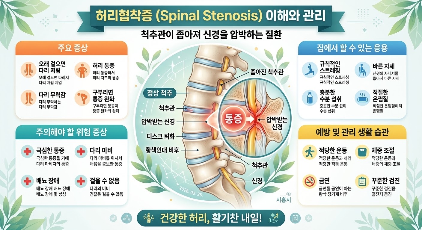 허리협착증 증상
