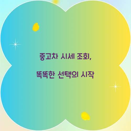 중고차 시세 조회