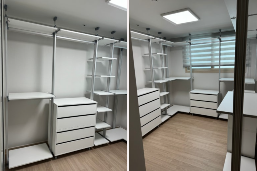 디알코디 드레스룸 시스템헹거 내돈내산