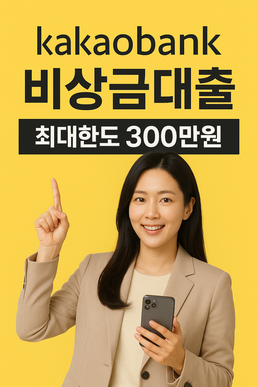 카카오뱅크 비상그대출 이미지