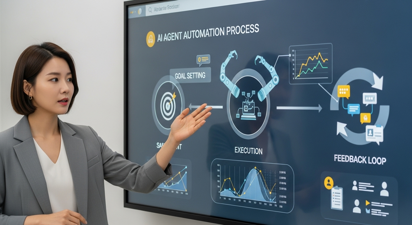 AI agent automate a workflow in real-time