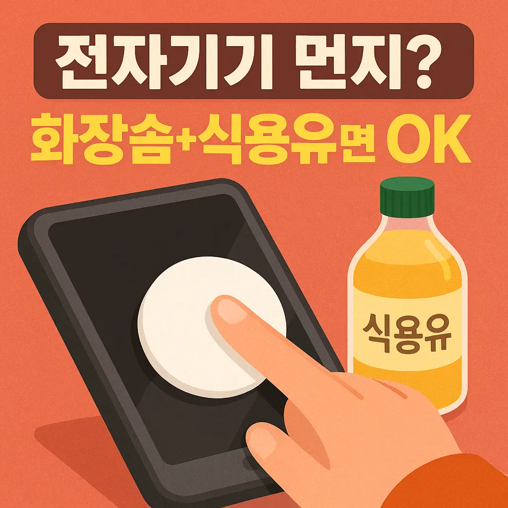 전자기기먼지제거