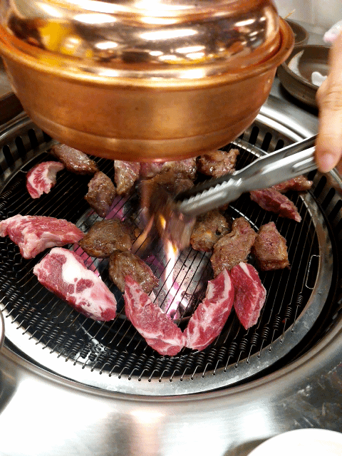 고기 구울때~ 제일 행복해!!