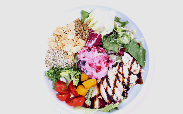 그래롤라베리 샐러드 이미지 사진