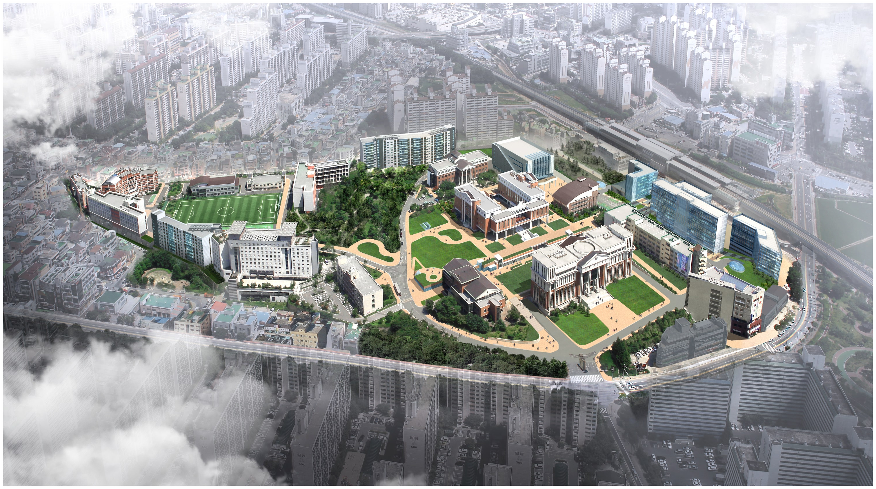 삼정엔지니어링 충남 천안시 서북구 쌍용동 나사렛대학교 부지조성
