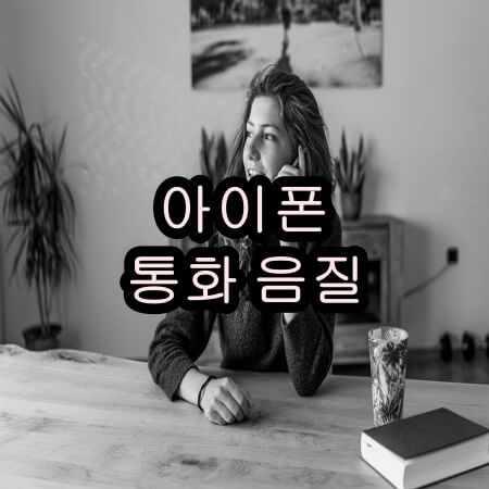 아이폰 통화불량 음질