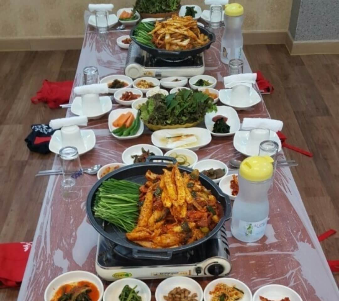 동촌 cc 아침 식사