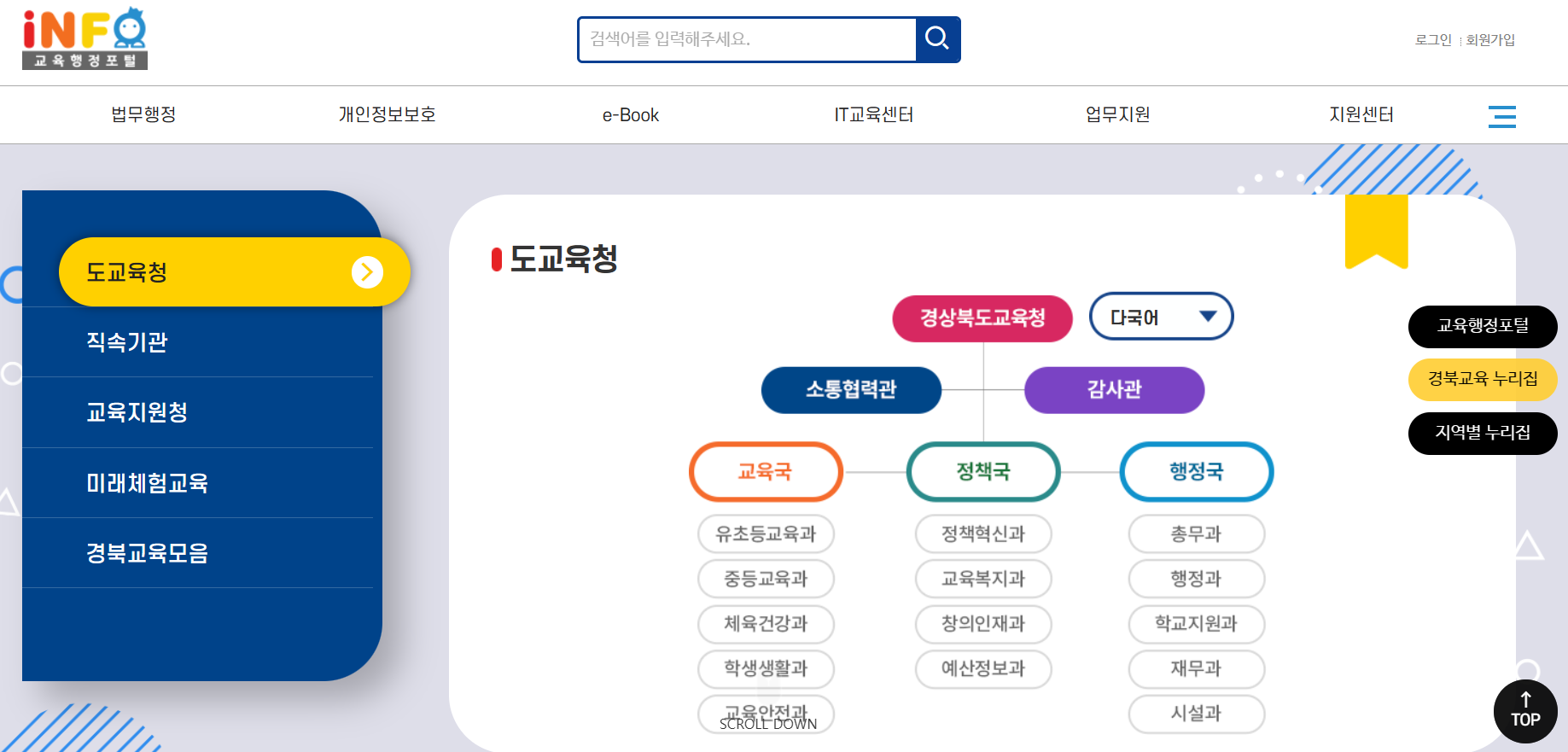 경상북도 교육행정포털