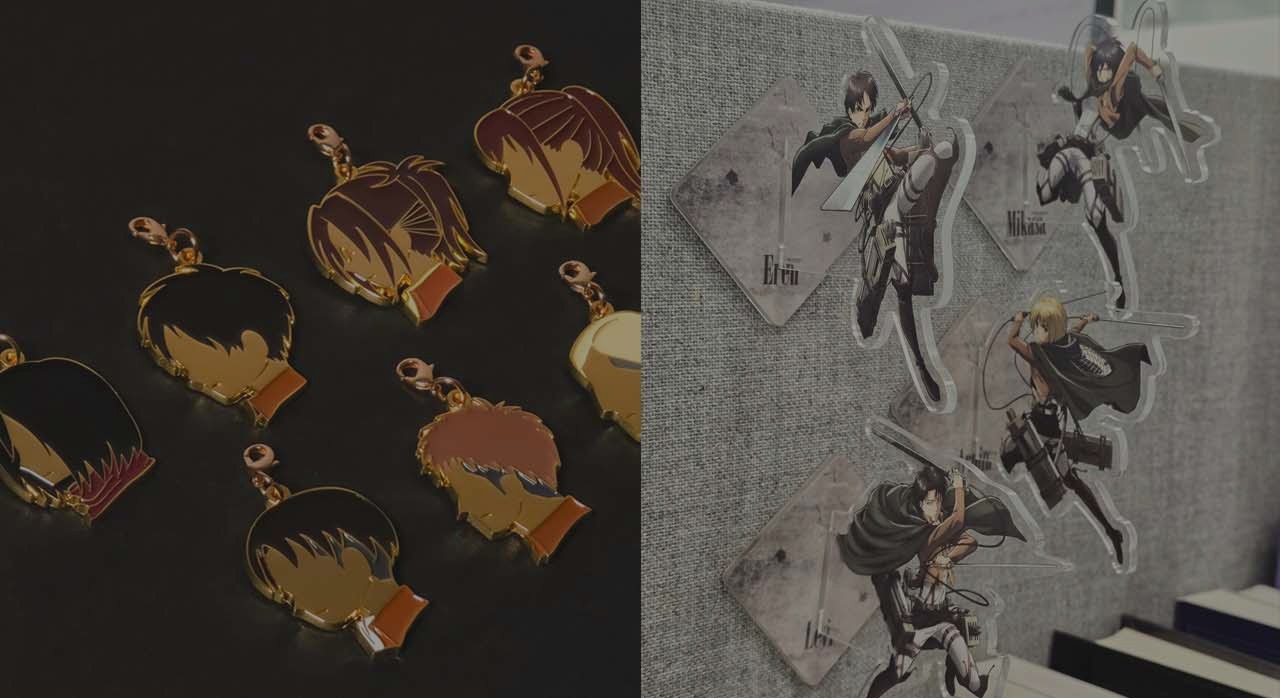 메가박스 &lsquo;진격의 거인&rsquo; 굿즈 2종의 연출 이미지. [ⓒ인스타그램 megaboxon]