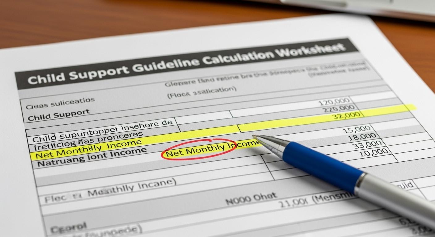 양육비 산정기준표 보는 법