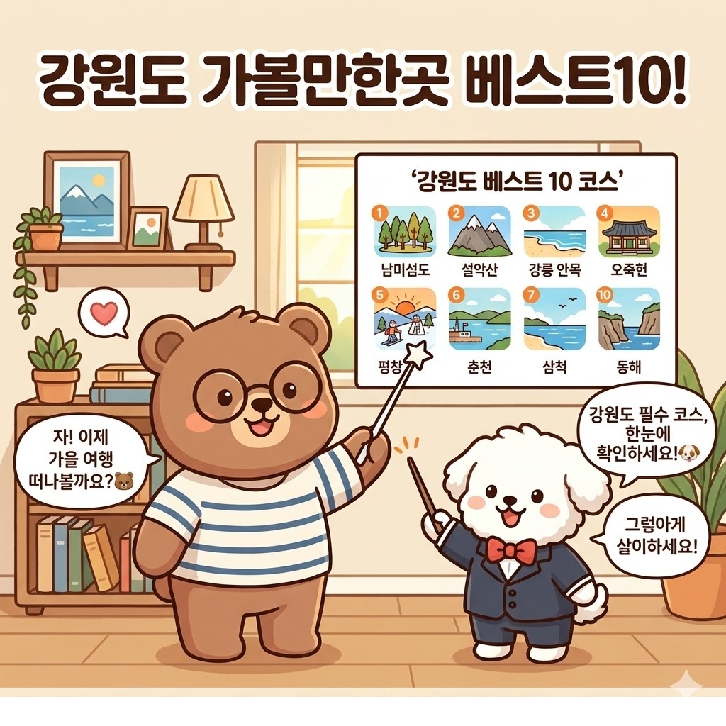 강원도 가볼만한곳 베스트10 계절별로 실패 줄이는 여행 코스 정리