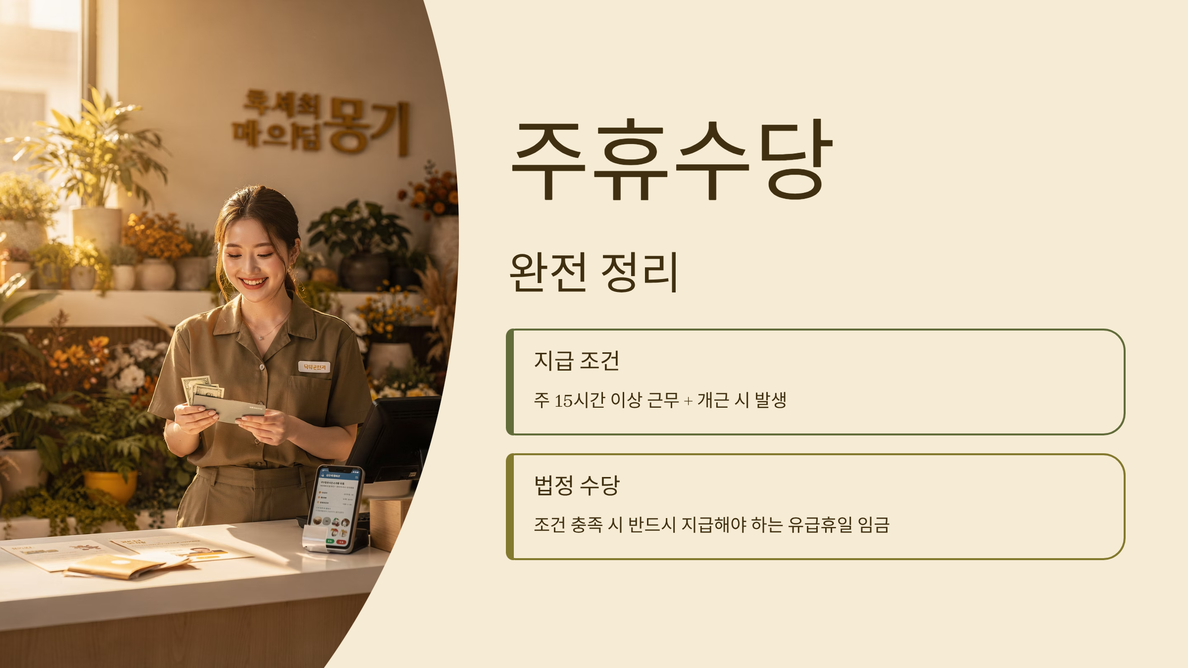 2026년 주휴수당 정리