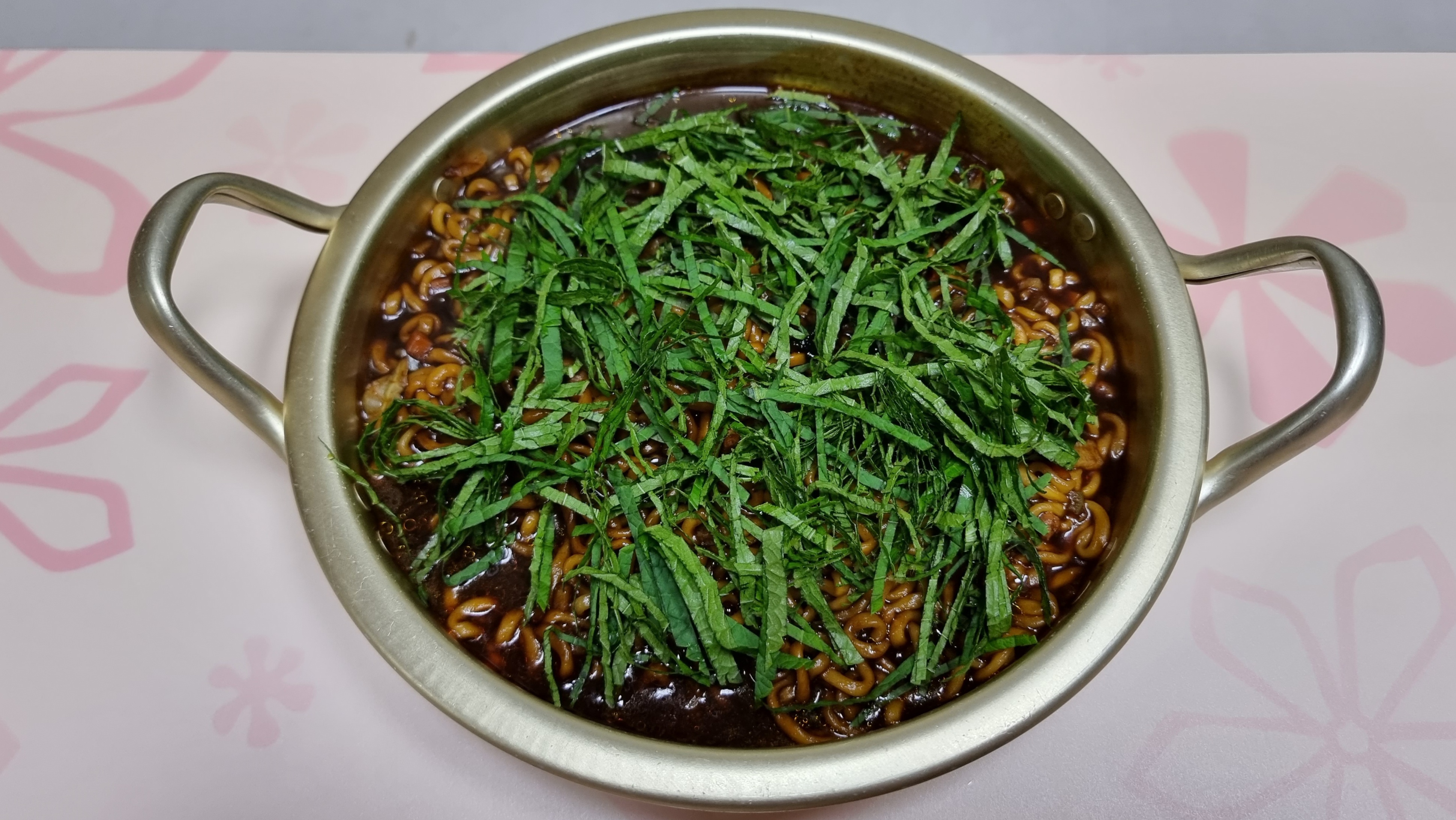 깻잎 불닭 짜파게티