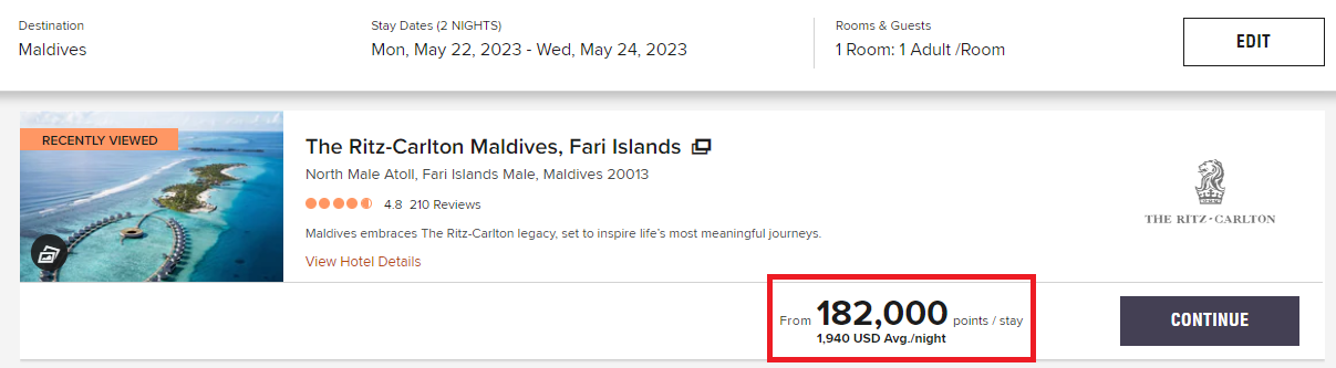 메리어트 본보이 포인트 구매 방법 40% 보너스 프로모션 2023년 상반기