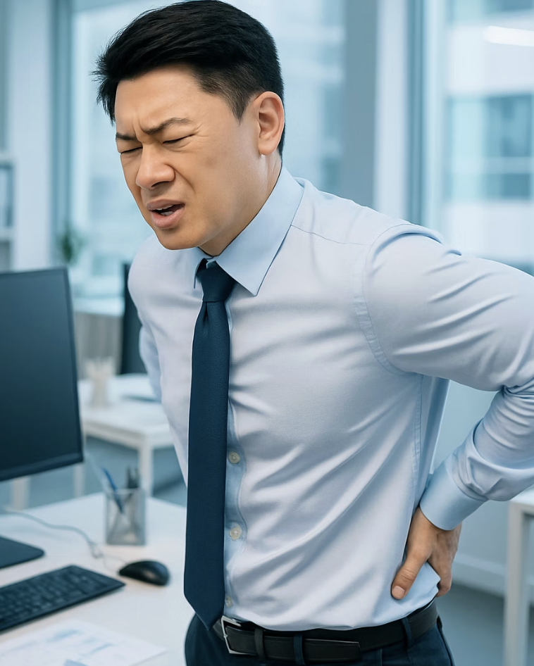 가만히 서 있기만 해도 아픈 허리