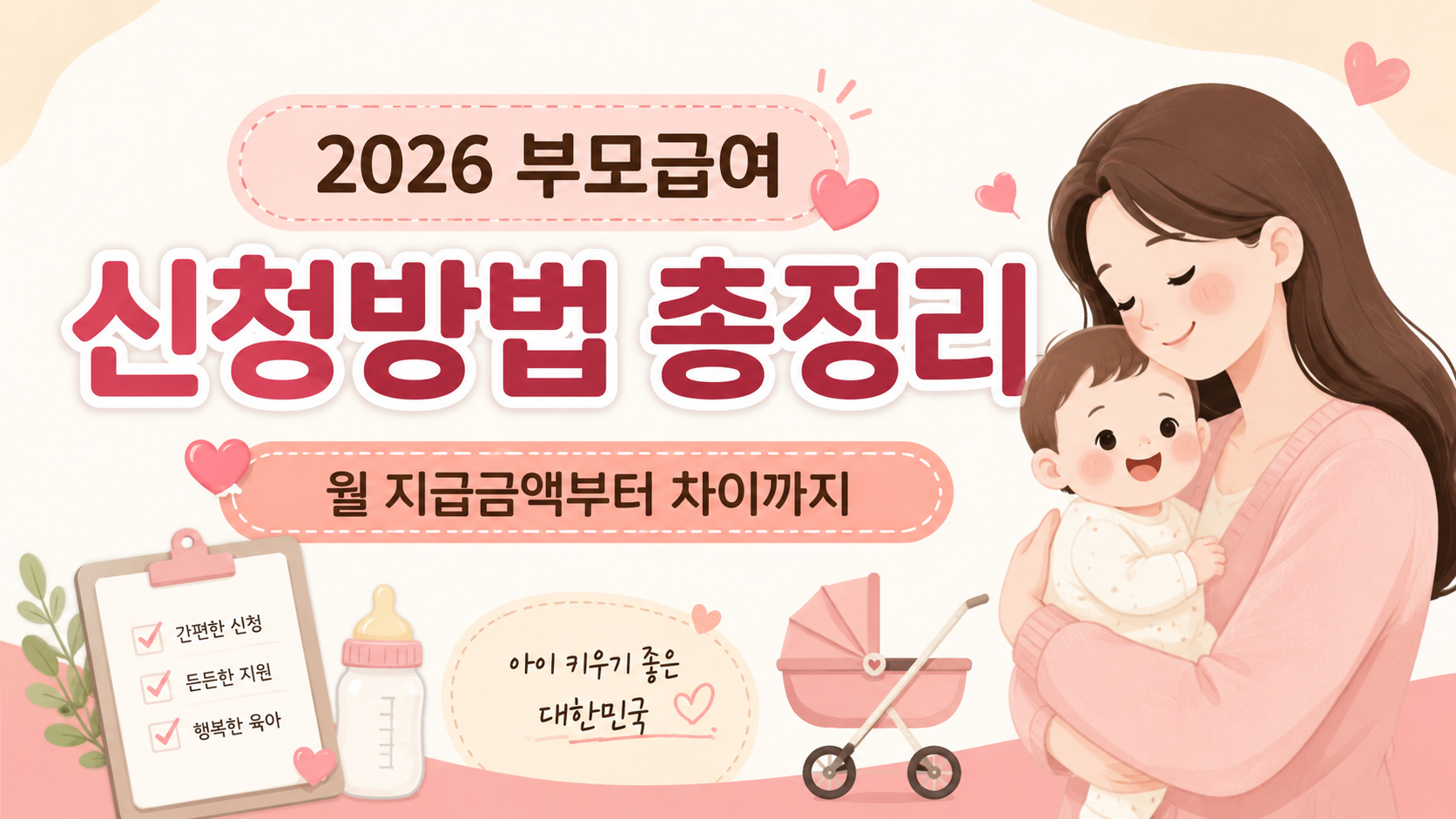 부모급여 신청대상과 확인 기준 정리 이미지