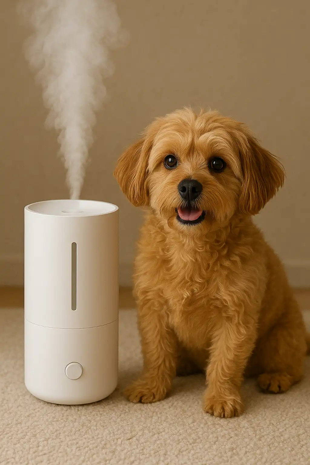 겨울철 실내에서 창가에 앉아 자외선 차단제를 바르는 모습. (실내외 자외선 차단)