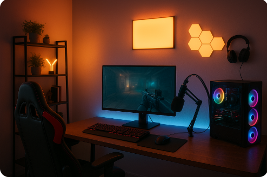 게임 스트리머 맞춤 인테리어, 몰입감과 팬 소통을 동시에 잡는 공간