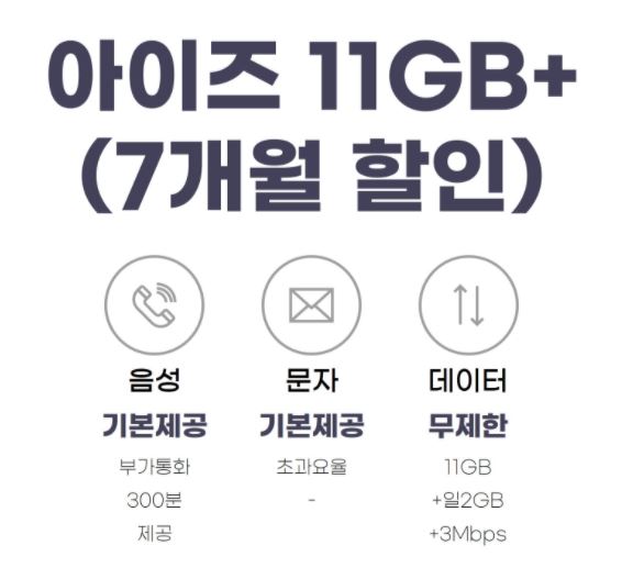 아이즈모바일_알뜰폰_무제한요금제