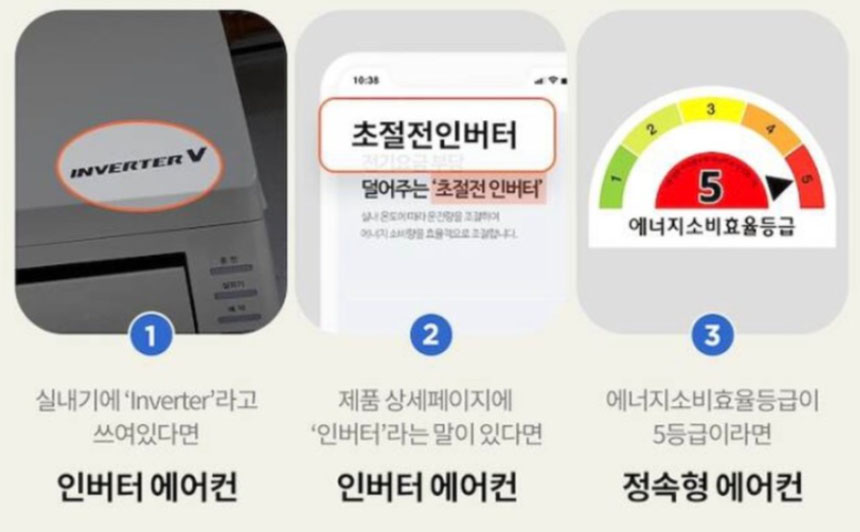 정속형 인버터 구분 방법