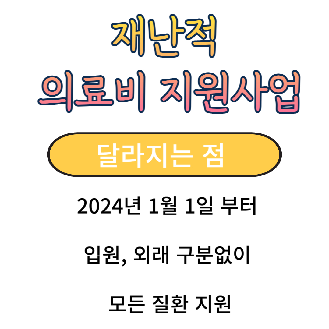 재난적 의료비 지원