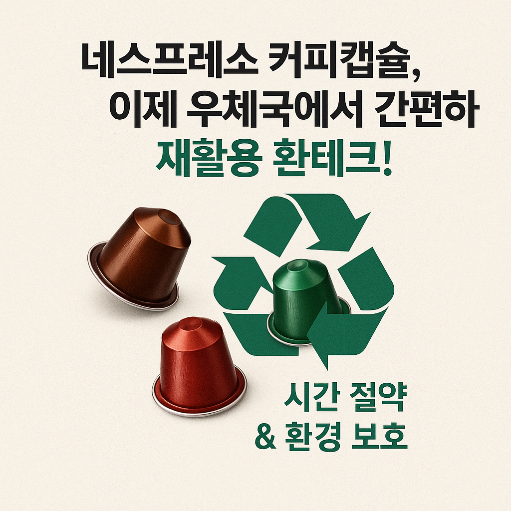 우체국에서 간편하게 재활용 환테크