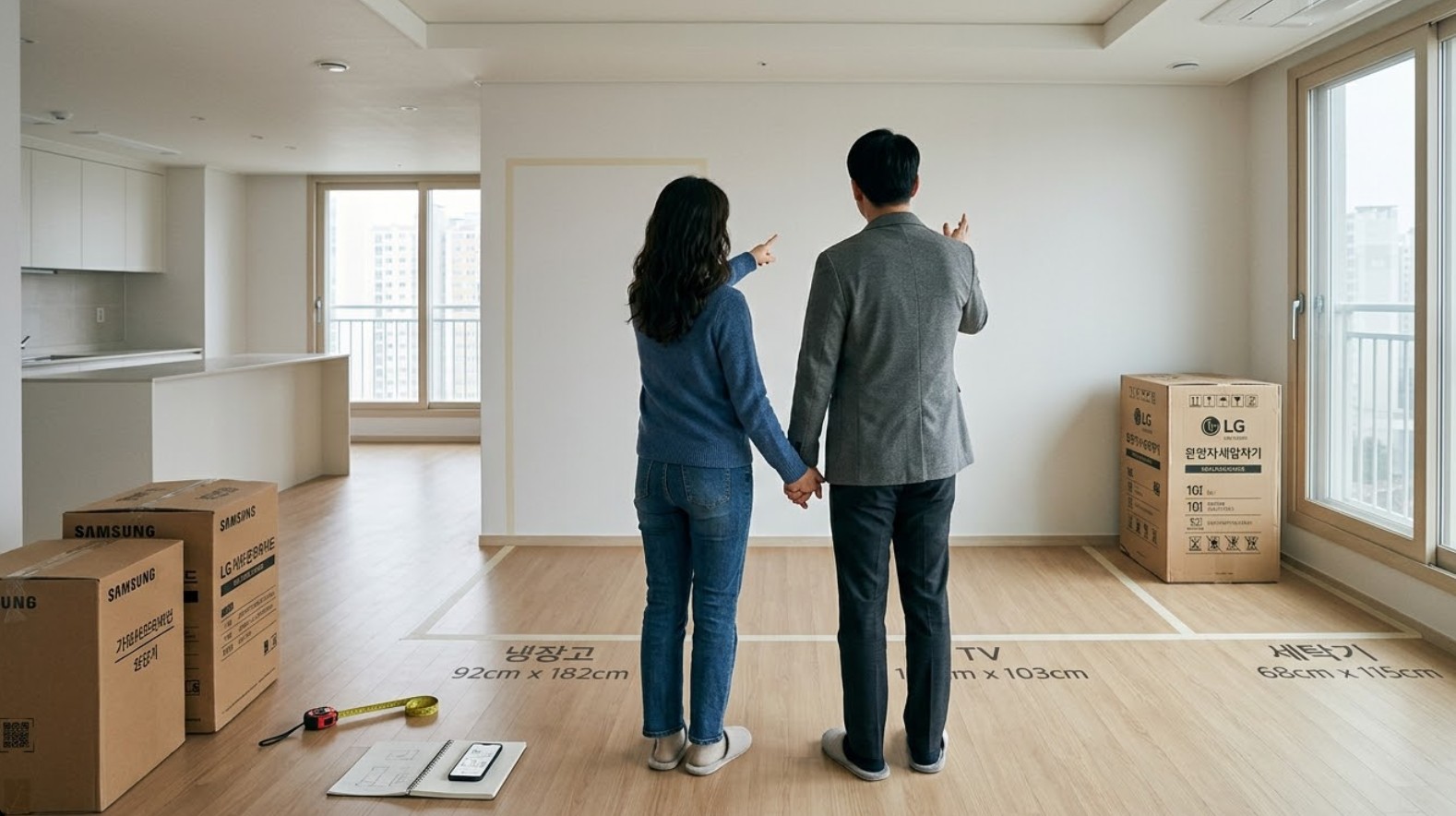 새 아파트 입주 손없는날 포장이사 비용 부담 및 대형 가전 초기 비용 고민