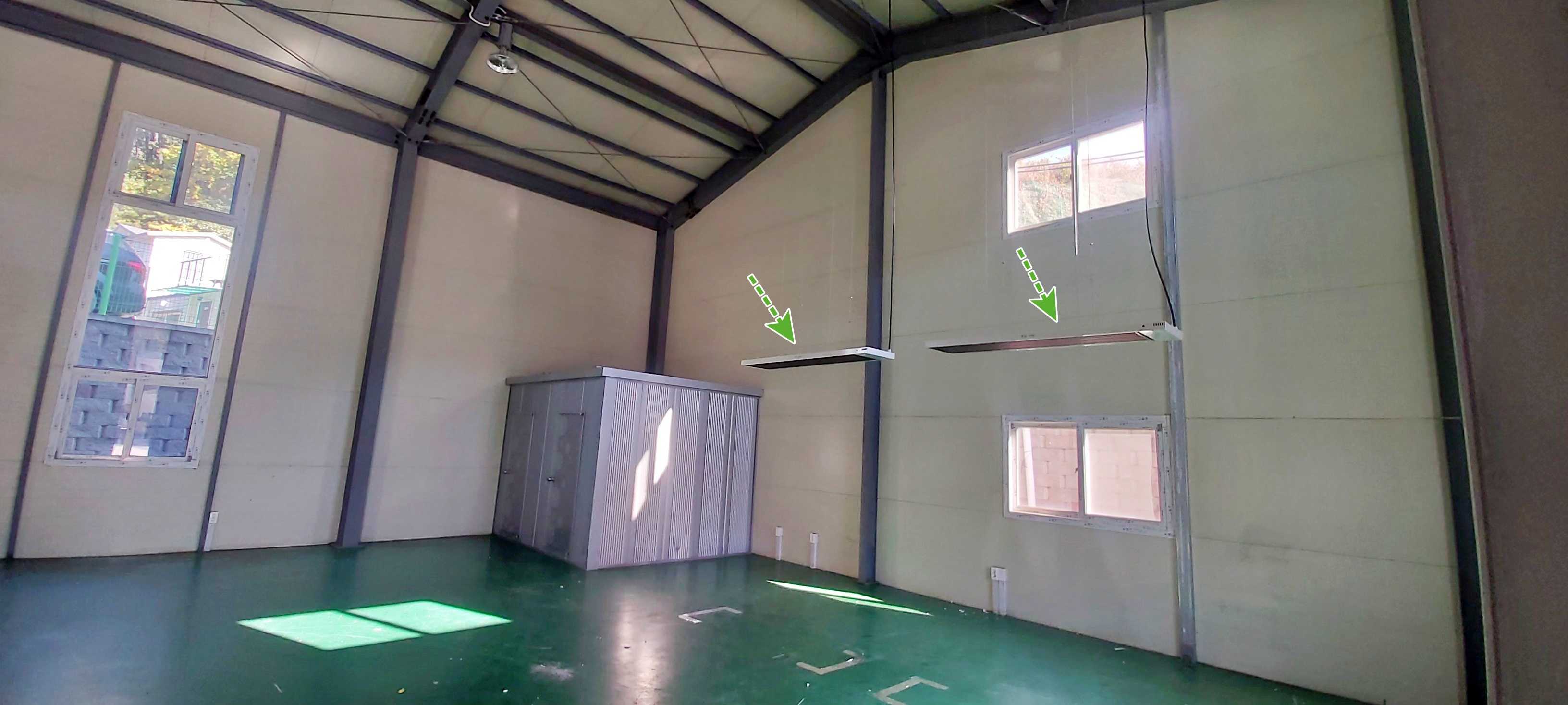 대형창고 난방기 설치