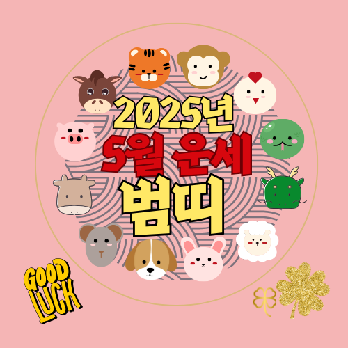 2025년 5월 범띠 운세