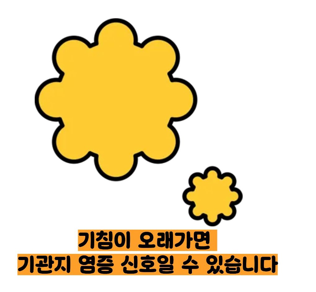 가래가 노란색