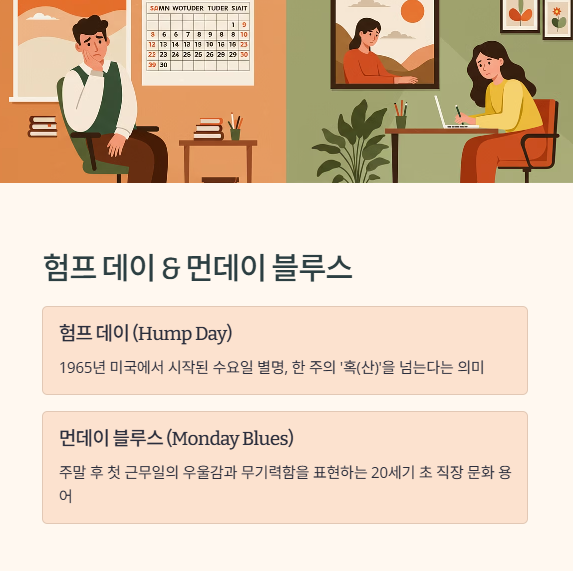 hump day 뜻 유래 Monday Blues