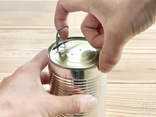 손힘 통조림 쉽게 여는법 통조림안전하게따기