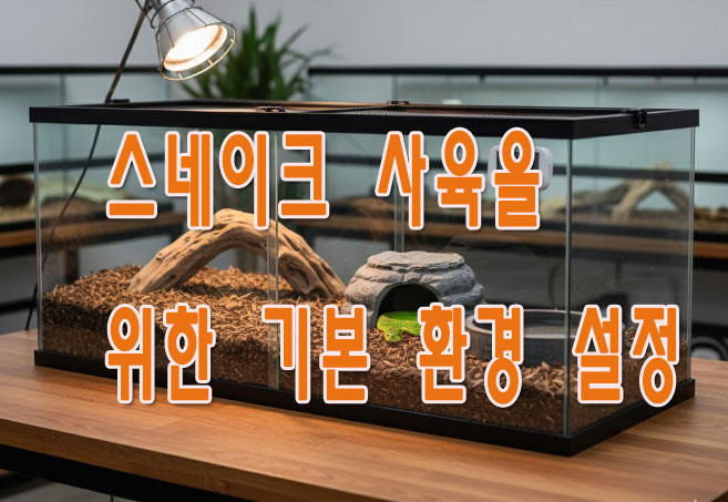 스네이크 사육을 위한 기본 환경 설정