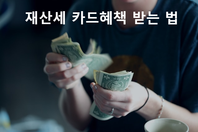 재산세 카드혜책 받는 법