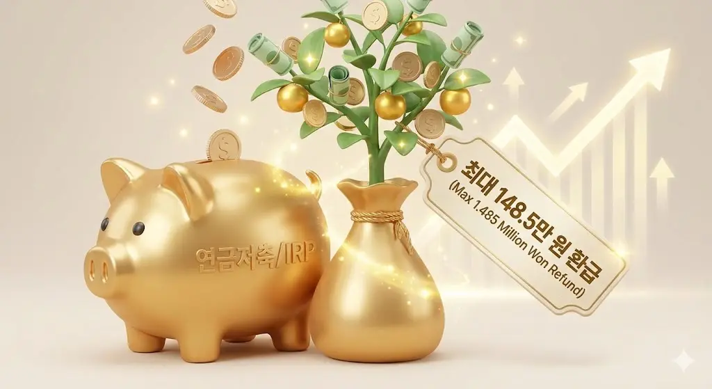 연말정산 연금저축 IRP 세액공제 한도와 148만 5천 원 환급 혜택