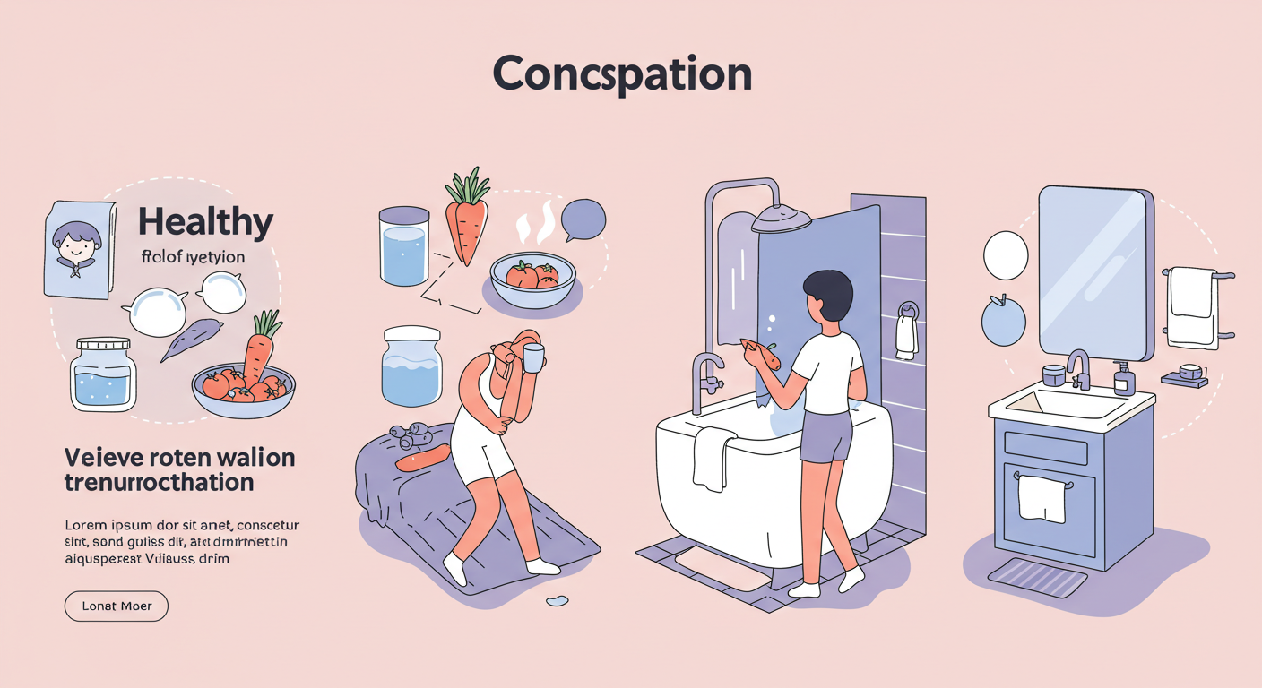 생활 습관&amp;#44; 변비 해소