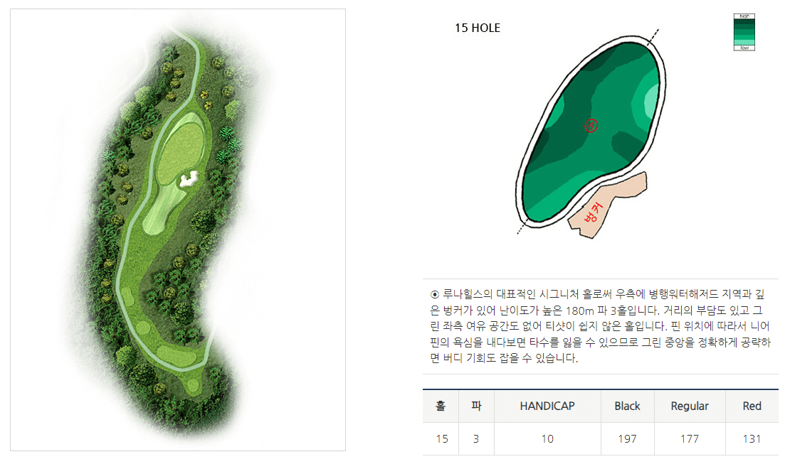 루나힐스안성 컨트리클럽 버치힐코스 6