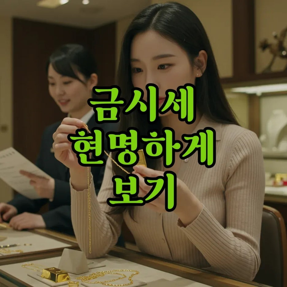 오늘의금시세 18K 14K 한돈 팔때 살때 똑똑하게 보는법