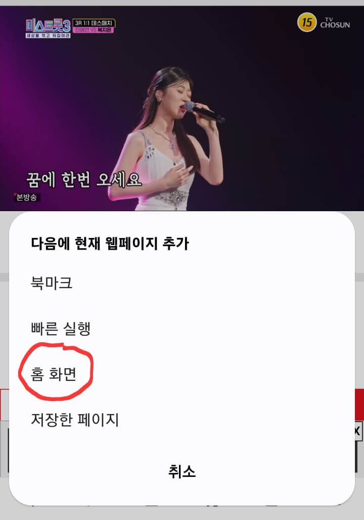 미스트롯3 생방송 재방송 투표하기 