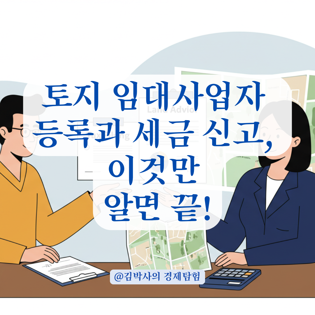 지번이 다른 토지로 임대할 때, 임대사업자 등록과 세금 신고 요령 총정리. 📑
